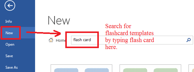 Microsoft Word For Mac Flashcard Template Version 16.16